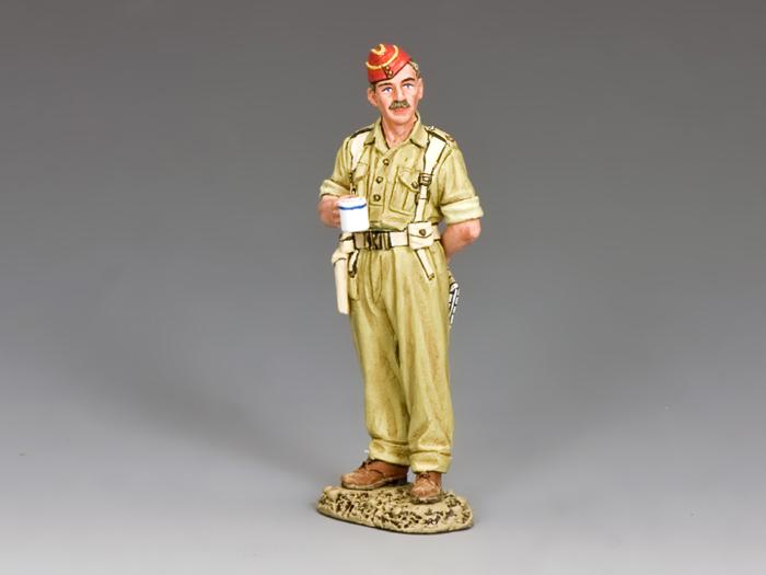 At Ease--single British tank officer figure -- End-of-the-Run Remainders #1