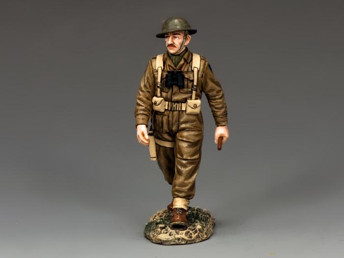 WWII Marching British Officer--single figure--RETIRED -- End-of-the-Run Remainders! #1