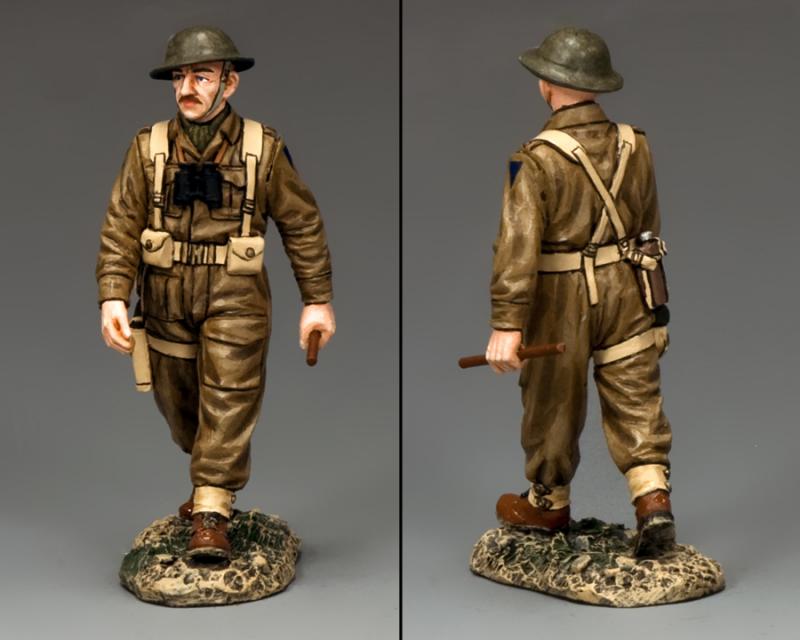 WWII Marching British Officer--single figure--RETIRED -- End-of-the-Run Remainders! #2