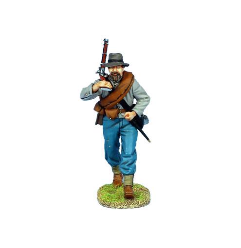 ACW Confederate Infantry Advancing #7--Mass Battle Series--single figure #1