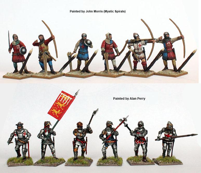 The English Army:  Agincourt to Orleans, 1415-1429--thirty-six 28mm plastic figures #2