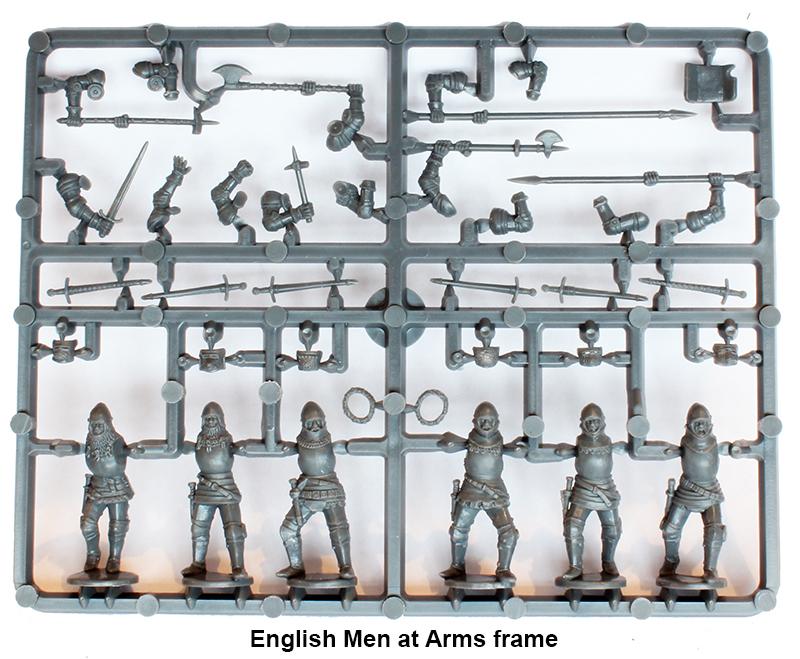 PERRY MINIATURES Set 28mm - Esercito Inglese Guerra Dei 100 Anni (1415-1429): 36 Figure Di Arcieri E Uomini D'Armi