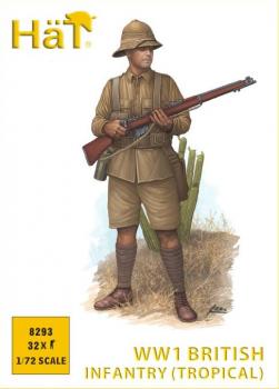 Image of WWI British Infantry (Tropical)--32 figures in 8 poses