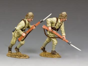 Turkish Bayonets, Gallipoli, 1915--two figures--RETIRED. Turkish Bayonets, Gallipoli, 1915--two figures--RETIRED. #35281