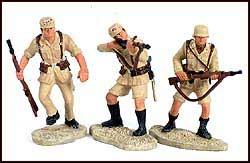 Image of German Afrika Korps--three figures--RETIRED--LAST TWO!!