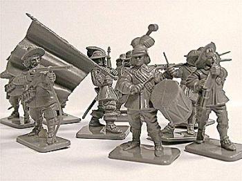 Image of 1/32 English Civil War Cavaliers--16 figures--RETIRED(?)--LAST ONE!!