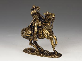 Australian Light Horse Bugler (BRONZE)--single mounted statue figure--RETIRED--LAST TWO!! Australian Light Horse Bugler (BRONZE)--single mounted statue figure--RETIRED--LAST TWO!! #35628