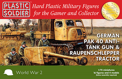 1/72nd German Pak 40 and Raupenschlepper tractor (Red Box) #1