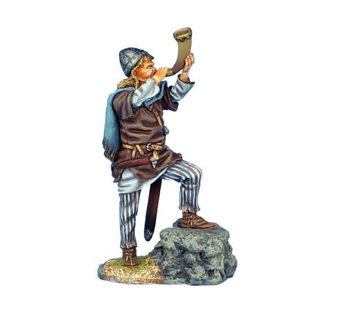 Viking Warrior Blowing Horn--single figure #1