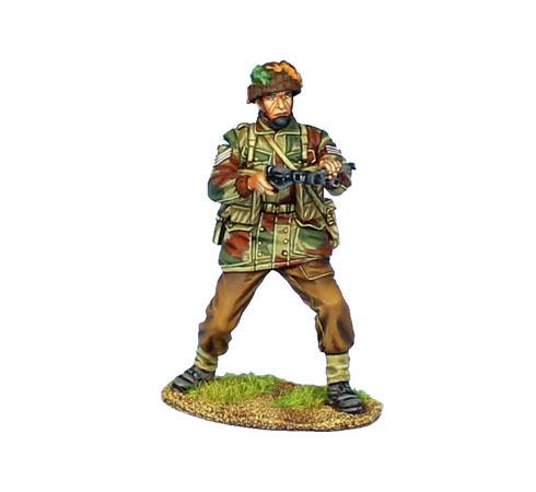 British Airborne Sergeant Firing Sten--single figure #1