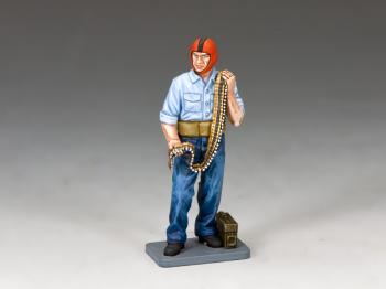 Image of U.S. Navy Armourer--single figure, WWII U.S. Navy--RETIRED.