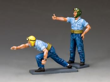 Image of US Navy Deck Crew Set #1--two figures -- End-of-the-Run Remainders!