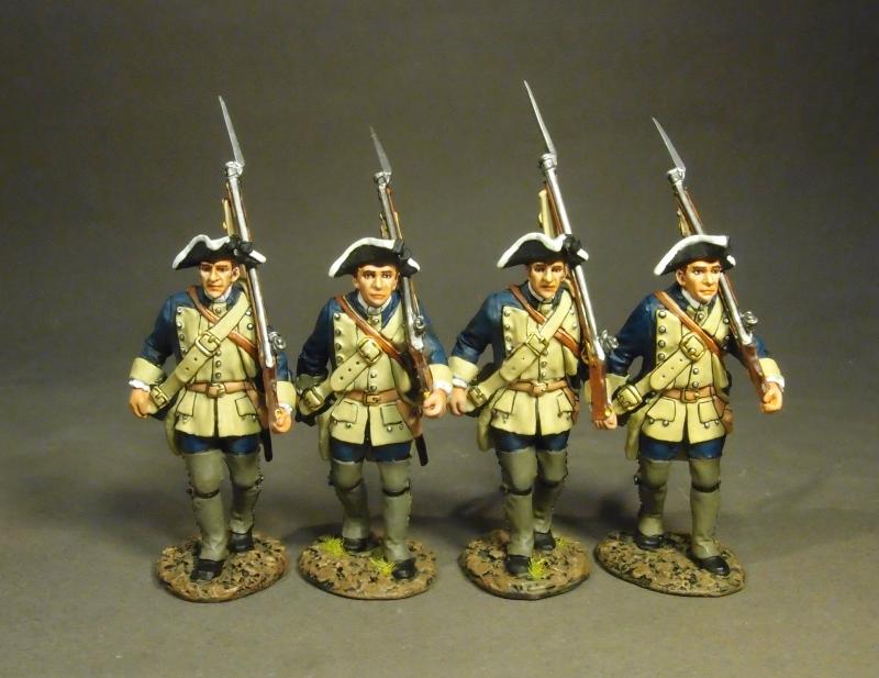 Figurines John Jenkins, Infanterie Ligne Pennsylvanie, Set #1, 54mm, Neuves