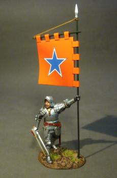 Knight with Banner, The Retinue of John De Vere, 13th Earl of Oxford, The Battle of Bosworth Field, 1485, The Wars of the Roses, 1455-1487—two pieces #0