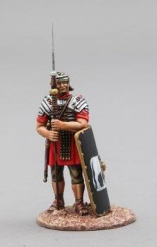 Image of Roman Legionnaire Standing in Reserve (9th Legion black shield)--single figure--LAST ONE!!
