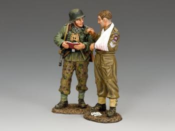 Surrender and Search--Brish glider pilot and German sentry figures--RETIRED -- LAST TWO! #0