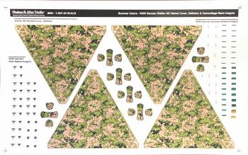 Summer Zeltbahn & Helmet Decals 1/35th Scale Summer Zeltbahn & Helmet Decals 1/35th Scale #36007