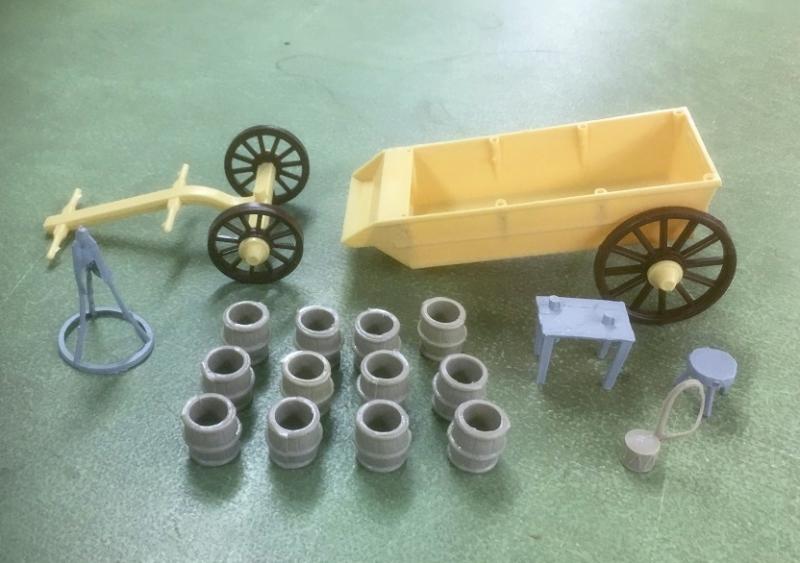 Details about   REL-01 "Supply Wagon #1 Rel Wagon" 54mm Plastic Toy Vehicle and Accessories 