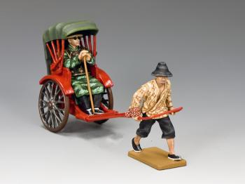 The Running Rickshaw--two figures and rickshaw The Running Rickshaw--two figures and rickshaw #36031