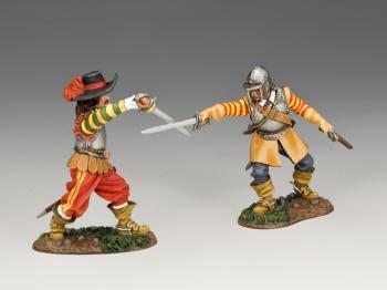 English Civil War Duellists--two figures--RETIRED. #0