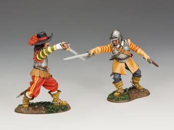 English Civil War Duellists--two figures--RETIRED. English Civil War Duellists--two figures--RETIRED. #36112