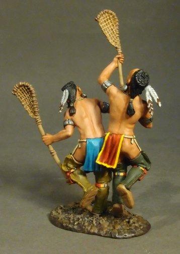 Lacrosse Players Set #2, Woodland Indians, The Raid on St. Francis, 1759--single piece #2