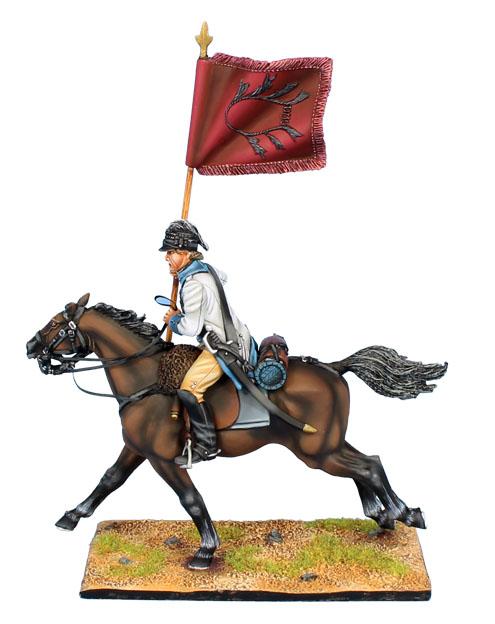 Figurine First Legion AWI126 – Porte-drapeau Du 3rd New Jersey, 1/32, Plomb Peint