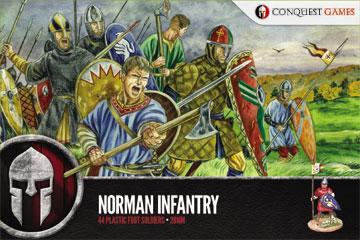 Norman Infantry--44 Plastic Foot Soldiers #1