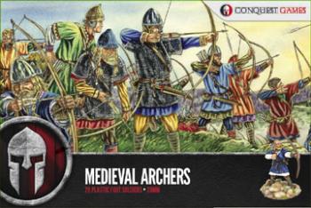 Medieval Archers--28 Plastic Foot Soldiers #0