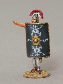 Image of Saluting Centurion (30th Legion Black Shield)--single figure--RETIRED--LAST ONE!!