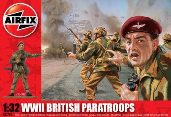 Image of WWII British Paratroopers 14 Figures