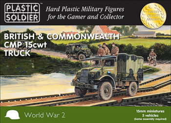 Image of 15mm British and Commonwealth CMP 15cwt truck -makes 5 (Black Box)