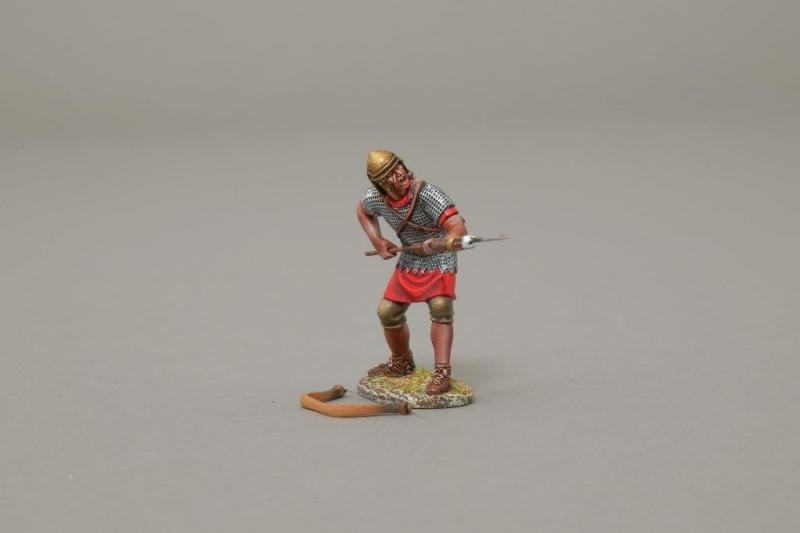 Auxiliary Archer with Pilum (bronze helmet)—single figure--RETIRED--LAST ONE!! #1