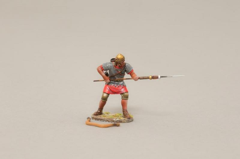 Auxiliary Archer with Pilum (bronze helmet)—single figure--RETIRED--LAST ONE!! #2