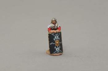 Image of Legionnaire Leaning on Shield (30th Legion black shield)--single figure--RETIRED--LAST ONE!!