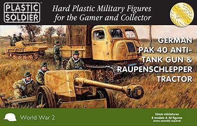 15MM German PAK 40 AND Raupenschlepper Tractor OST (BLACK BOX)--8 models & 32 figures #1