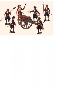 Toy Soldiers Set Artillery of the Marlborough Era Painted--Special Order:  Takes 2 to 3 months Toy Soldiers Set Artillery of the Marlborough Era Painted--Special Order:  Takes 2 to 3 months #36808