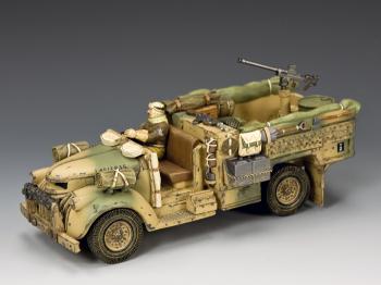 Image of LRDG 30cwt. Chevrolet Truck--single vehicle and driver--RETIRED.