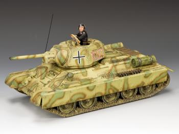 Soviet Panzer--tank and commander figure--RETIRED. Soviet Panzer--tank and commander figure--RETIRED. #37059