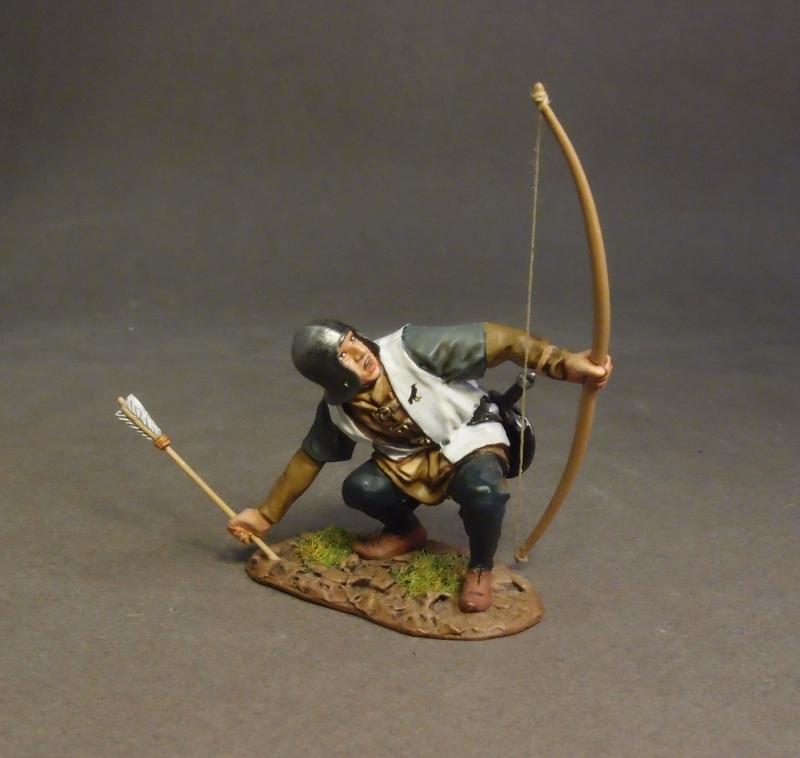 Archer #2, The Retinue of Rhys Ap Thomas, The Battle of Bosworth Field, 1485, The Wars of the Roses, 1455-1487—single figure #1