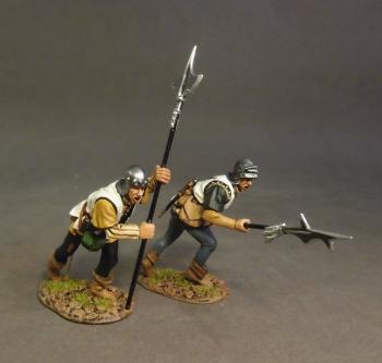 Two Billmen Set 2, The Retinue of Rhys Ap Thomas, The Battle of Bosworth Field, 1485, The Wars of the Roses, 1455-1487—two figures #0