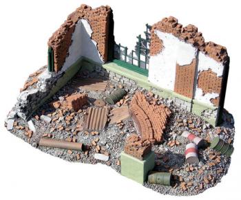 Destroyed Factory Section--8 in. L x 12 in. W x 6 in. H -- AWAITING RESTOCK! Destroyed Factory Section--8 in. L x 12 in. W x 6 in. H -- AWAITING RESTOCK! #37368