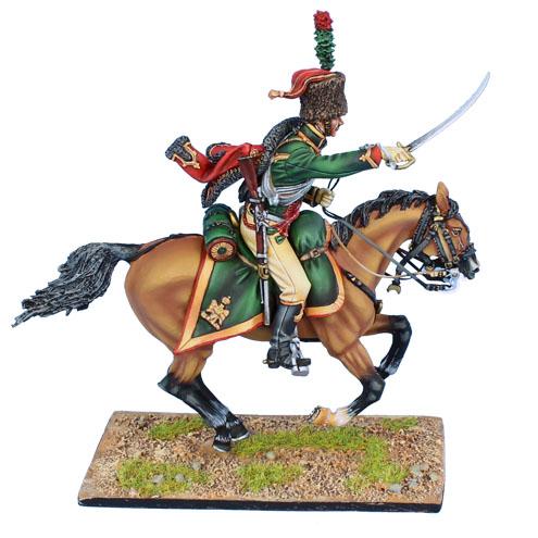 French Old Guard Chasseur a' Cheval Trooper #2--single mounted figure #2
