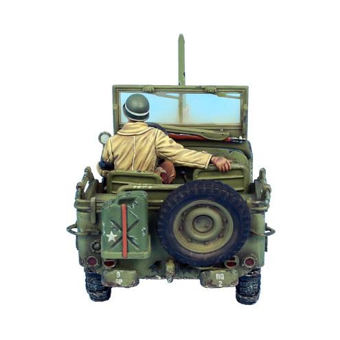 Details about   BB004 US Military Police Jeep w/Wire Cutter & Driver by First Legion 