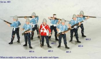 Image of 24th Regiment of Foot - Sergeant and seven privates