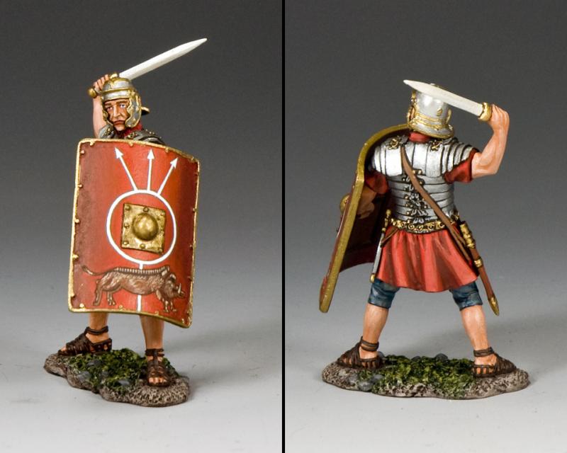 Roman Legionary Fighting with Sword (About to Strike)--single figure #2