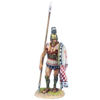 Greek Hoplite Standing with Dory and Shield Curtain--single figure--RETIRED--LAST ONE!! Greek Hoplite Standing with Dory and Shield Curtain--single figure--RETIRED--LAST ONE!! #37509