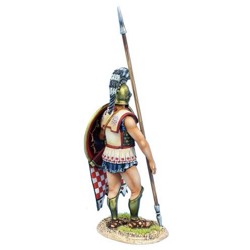 Greek Hoplite Standing with Dory and Shield Curtain--single figure--RETIRED--LAST ONE!! #3