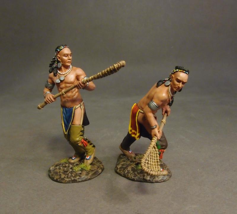 Two Lacrosse Players Set #3, Woodland Indians, The Raid on St. Francis, 1759—two figures #1