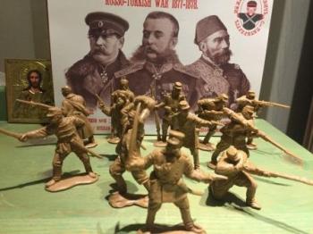 Engineer Basevich 12 plastic soldiers 1/32 Caucasian Warriors XIX century 